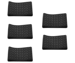COMPUKAS Silicone Clipper Grip Sleeves Vintage Style 5pcs Non-Slip Handle Wraps with Vibration Dampening for Hair Clippers and Electric Shavers for Professional Salons at Home Grooming