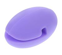 COMPUKAS Silicone Pot Clip for Temperature Probe, Scratch-resistant Cooking Thermometer Holder, Purple Kitchen Supply for Candy Making, Deep Frying, and Syrup Cooking -