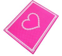COMPUKAS Silicone Wrist Rest Pad for Manicuring Table with Heart Shape Design Professional Nail Art Accessory Comfortable and Easy to Use Manicure Cushion for Nail Art