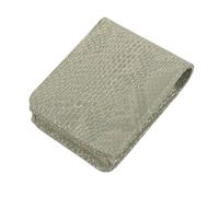 COMPUKAS Small Lipstick Case with Mirror Decorative Cosmetic Pouch for Travel Tiny Makeup Bag with Spacious Interior Fits Multiple Lipsticks Minimalist Snake Print Makeup