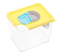 COMPUKAS Spider Box Reptile Breeding Box Climbing Pet Feeding Container Plastic Simple Shape Easy to Observe Convenient to Use Suitable for Small Turtles and Corn Snakes Random Color