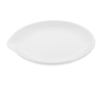 COMPUKAS Spoon Rest Decorative and Elegant for Kitchen and Table Decor White Ceramic Wear-Resistant Scoop Holder Easy to Clean and Wash Spoon Stand