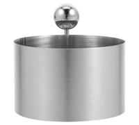 COMPUKAS Stainless Steel Round Mold for Cold Dish Decoration and Baking Cooking, Easy to Use and Clean Kitchen Utensil Suitable for Shaping Desserts and Appetizers