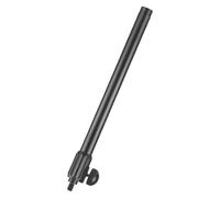 COMPUKAS Telescopic Mic Stand Extension Pole 50cm Black Iron Boom Pole with 3/8 Inch Screw Head Adapter, Easy to Install Microphone Arm for Studio and Live Performance