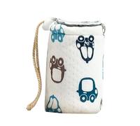 COMPUKAS Thickened Five Insulated Milk Bottle Pouch Portable Thermal Bag for Breastfeeding Travel Keep Warm Nursing Bottle Cover Fits Standard