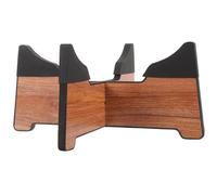 COMPUKAS Tongue Drum Display Stand with Stable Wooden Structure and Silicone Pads, Instrument Holder Suitable for Hand Pan Drum Storage and Playing, for Desktop Use and Performance