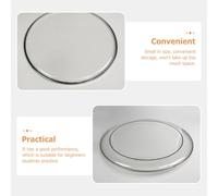 COMPUKAS Transparent Drumhead Skin for Snare Drum Reusable Musical Instrument Accessory Portable and Easy to Clean for Beginners and Percussionists