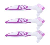 COMPUKAS Turtle Shell Cleaning Brush Essential Tool with Non-slip Abs Handle 3pcs for Thorough Mud Removal Suitable for Aquatic and Land Turtles
