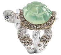 COMPUKAS Turtle Statement Rings for Women Metal Band Comfortable Stylish Jewelry for Beach Dates and Weddings