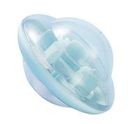 COMPUKAS Ufo Shaped Slow Feeder Bowl for Cats Interactive Pet Feeding Toy Tumbler Design Helps Prevent Overeating for Healthy Eating Habits