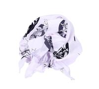 COMPUKAS Unisex Adjustable Chef Hat Japanese Style Kitchen Cooking Turban Hat for Restaurant Chefs and Home Cooking Hair Contamination Prevention Work Cap White