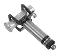 COMPUKAS Universal Iron Jack Accessory for Equipment and Landing Gear with Stable Lifting Operation and Silver Finish, for Automotive On-the-go Repairs and Maintenance