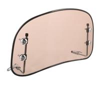 COMPUKAS Universal Motorcycle Windscreen Windshield with Widened Edge and Elongated Design PC and Iron Construction Rain Protection Stylish Appearance for Electric Vehicle and Motorcycle