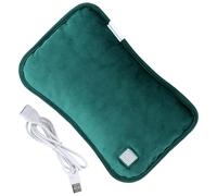 COMPUKAS USB Portable Warmer Hand Double-sided Electric with Powered and Heating in Rechargeable Waterless Warmer Made of Lint Graphene for Winter Office and Shopping Use