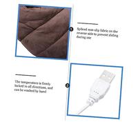 COMPUKAS USB Powered Foot Warmer with Carbon Fiber Heating Wire Quick Heated Shoes for Office and Dormitory Use Pocket Design for Hands and Feet Convenient USB Plug for Long Hours