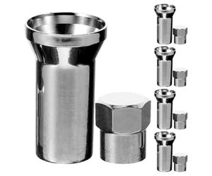 COMPUKAS Valve Stem Caps Auto Tire Valve Stem Caps Car Compatible Wide Range of Car Models That Will Not Damage Sensors