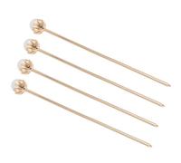 COMPUKAS Vintage Chinese Hair Sticks Elegant Hair Chopsticks with Imitation 4pcs Alloy Material Not Easy to Fade Or Bend Suitable for Daily Life and Evening Party