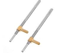 COMPUKAS Violin Bow Repairing Screws 2pcs Metal String Instrument Accessories Easy to Operate and Replace Old or Broken Screws Suitable for Violin Bow Maintenance