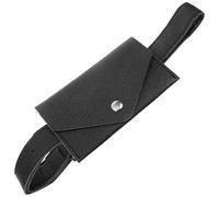 COMPUKAS Waist Bag for Black Artificial Leather Fanny Pack with Meticulous Craftsmanship and Multi-Functional Design, for Sport and Running Activities