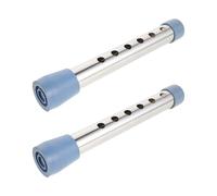 COMPUKAS Walker Tube Extenders for Mobility Walker Accessories with Simple Installation and Lightweight Design, Adjustable Replacement Legs Suitable for Daily Use and Travel by Seniors