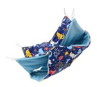 COMPUKAS Warm Cotton Hamster Hideout Hanging Bed for Rats and Chinchillas, Easy to Install and Keeps Small Pets Warm, Suitable for Cage Or Other Places, Decorative and Cozy Small Animal