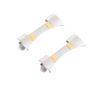 COMPUKAS Watch Strap Connector Replacement Ends Link 1 Pair Stainless Steel Lightweight and Rust-proof for Watch Band for Watchband Work and