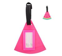 COMPUKAS Watermelon Slice Luggage Made of Lightweight PVC Material, Cute and Easy to Carry Travel Id Label for Suitcases and Backpacks, for Beach Trips and Holidays