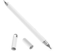 COMPUKAS White Replaceable Universal Stylus Pen Compatible Capacitive Touch Screen Devices Featuring Smooth Pen Tip and Sturdy Stainless Steel Alloy for Tablet and Smartphone Use