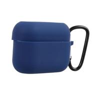 COMPUKAS Wireless Earphone Case Silicone Cover for Earbuds Shockproof Scratch-resistant Protective Shell with Precise Charging Soft Silicone Compatible Earbuds Midnight