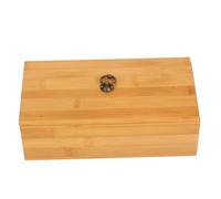 COMPUKAS Wooden Chopstick Holder Large Capacity Storage Box with Lidded Design Flatware Organizer Protecting Utensils from Dirt for Kitchen Utensil Organizer for Kitchen Storage