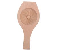 COMPUKAS Wooden Steamed Bun Maker Mold for Bun Making Session, Easy Release and Smooth Surface, Brown Wood Bao Dough Shaping Tool, Kitchen Gadget for Beginners and Experts