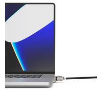 COMPULOCKS - ACCS MACBOOK PRO 14-INCH LEDGE LOCK ADAPTER WITH KEY LOCK SILVER