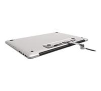 Compulocks Blade Universal Lock Slot Adapter, 7" Silver, and Keyed 1.8m Cable Lock - Black (BLD01KL)