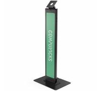 Compulocks Brandable VESA Floor Stand for Screens Up to 32 Inches - Bl