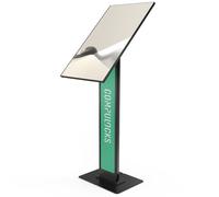 Compulocks Brandable VESA Floor Stand for Screens Up to 32 Inches - Bl