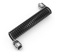 Compulocks Dual Head Coiled T-bar Security Keyed Cable Lock