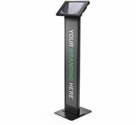 Compulocks Galaxy Tab A9+ Apex Enclosure Brandable Floor Stand Black. Maximum Sc