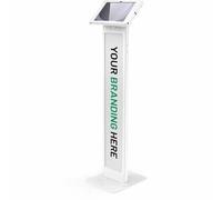 Compulocks Galaxy Tab A9+ Apex Enclosure Brandable Floor Stand - White