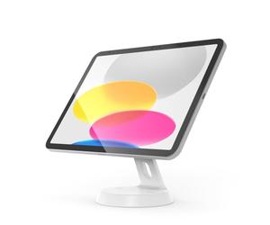 Compulocks GlideTab Universal Tablet Holder - Anti-Theft, Secure & Durable Aluminum Tablet Holder for Retail Shops, Cafes, Offices and Public Spaces - White
