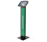 Compulocks iPad 10.2" Space Enclosure Brandable Floor Stand Black