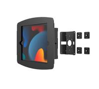 Compulocks iPad 10.2" Space Enclosure Glass Mount Black