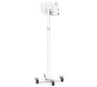 Compulocks iPad 10.2" Space Enclosure Medical Rolling Cart White