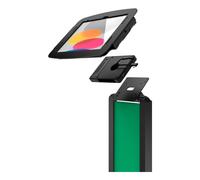 Compulocks iPad 10.9" 10th Gen Space Enclosure Brandable Floor Stand Plus Hub Black