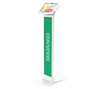 Compulocks iPad 10.9" 10th Gen Space Enclosure Brandable Floor Stand White