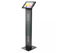 Compulocks iPad 10th-11th (A16) Gen, Apex Enclosure Brandable Floor Stand - Black