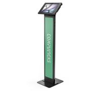 Compulocks iPad Air M2 11" (2024), Apex Enclosure Brandable Floor Stand - Black