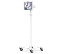 Compulocks iPad Air M2 13" (2024), Apex Enclosure Rolling Cart - Rise Freedom Extended White