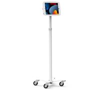 Compulocks iPad Pro 12.9" (3-6th Gen) Space Enclosure Medical Rolling Cart White