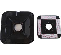 Compulocks Rise Pole Adhesive Base Black