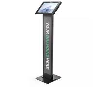 Compulocks Surface Pro 9-12 13" Apex Enclosure Brandable Floor Stand Black
